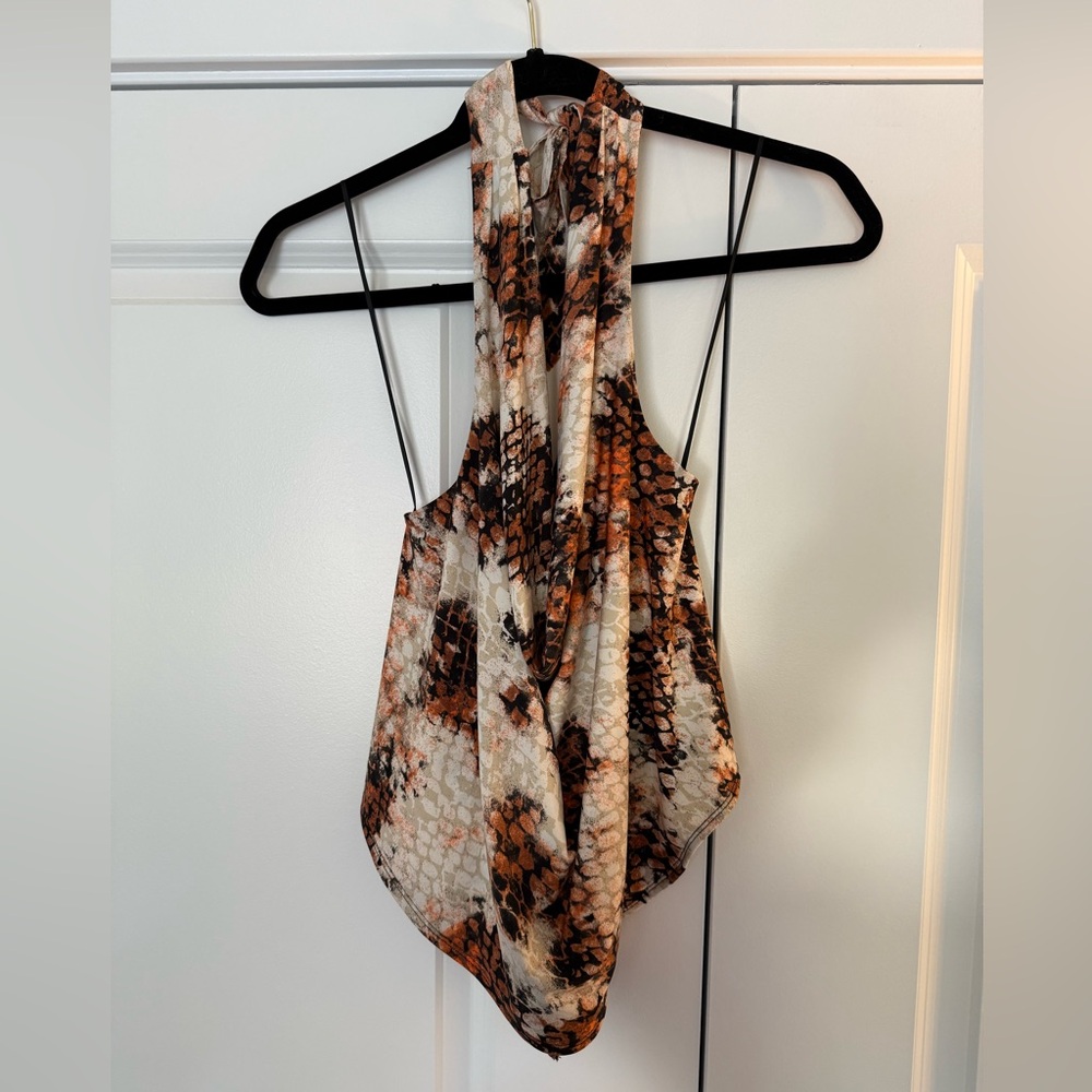 AFRM Multicolor Snake Print Tank Top